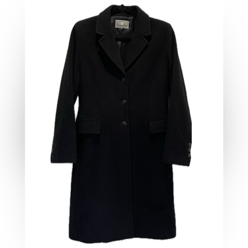 Vintage Sz.S- PARIS-Virgin Wool Cashmere Coat-ÉTÉ COMME HIVER